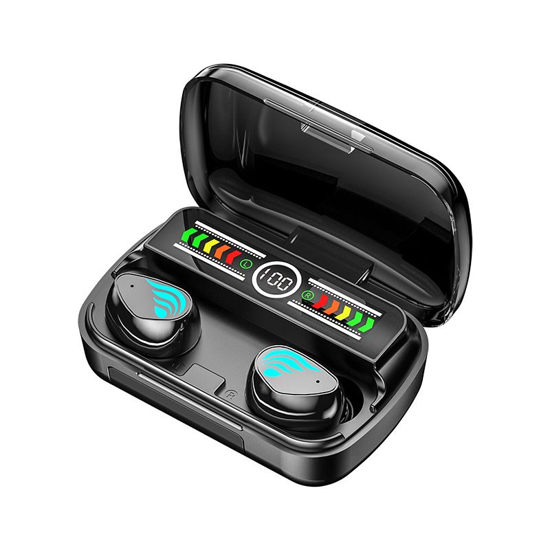 New Wireless Earphone Bluetooth Earphones TWS M27 Gaming Headphone Noise Reduction Low Latency Wireless Earbuds Power Display HiFi Music Earphones BT V5.3 Headset with Type-c Charging Cable Earpods