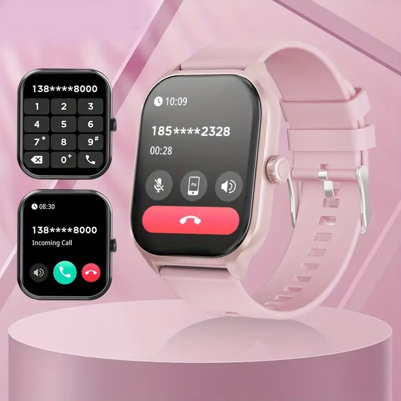 Men Smartwatch 2.01'' HD Screen Receive/Dial Calls 123 Sport Mode Heart Rate Sleep Monitoring Alarm Clock Stopwatch For Android and iOS X8 Women Smartwatches Waterproof Smart Watch For Men Kid Student