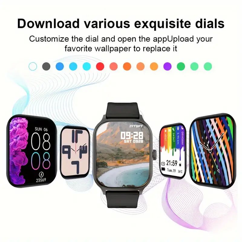 Men Smartwatch 2.01'' HD Screen Receive/Dial Calls 123 Sport Mode Heart Rate Sleep Monitoring Alarm Clock Stopwatch For Android and iOS X8 Women Smartwatches Waterproof Smart Watch For Men Kid Student
