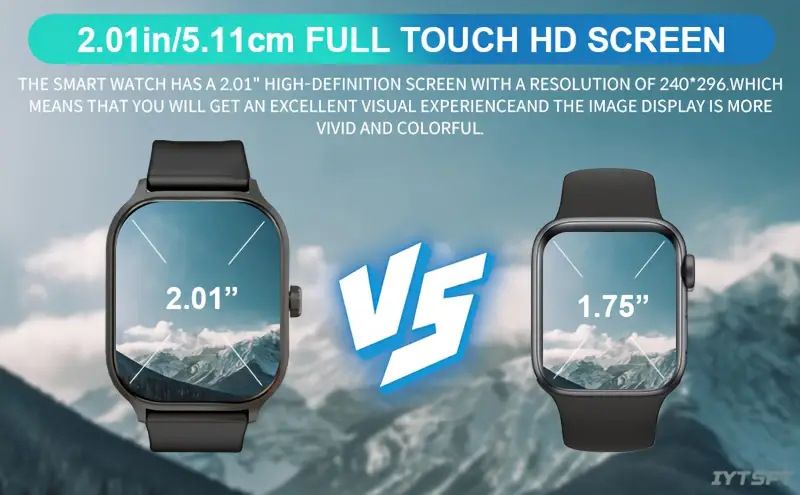 Men Smartwatch 2.01'' HD Screen Receive/Dial Calls 123 Sport Mode Heart Rate Sleep Monitoring Alarm Clock Stopwatch For Android and iOS X8 Women Smartwatches Waterproof Smart Watch For Men Kid Student