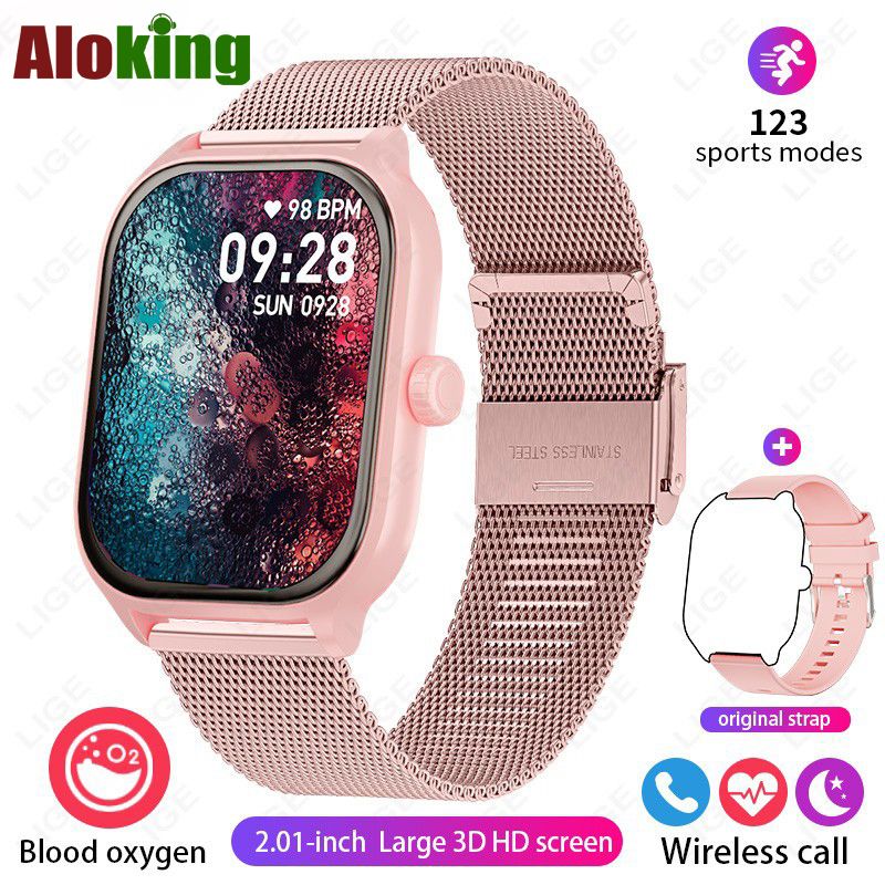 Men Smartwatch 2.01'' HD Screen Receive/Dial Calls 123 Sport Mode Heart Rate Sleep Monitoring Alarm Clock Stopwatch For Android and iOS X8 Women Smartwatches Waterproof Smart Watch For Men Kid Student