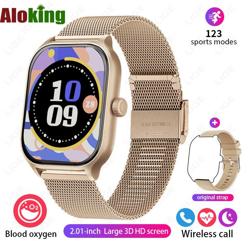 Men Smartwatch 2.01'' HD Screen Receive/Dial Calls 123 Sport Mode Heart Rate Sleep Monitoring Alarm Clock Stopwatch For Android and iOS X8 Women Smartwatches Waterproof Smart Watch For Men Kid Student