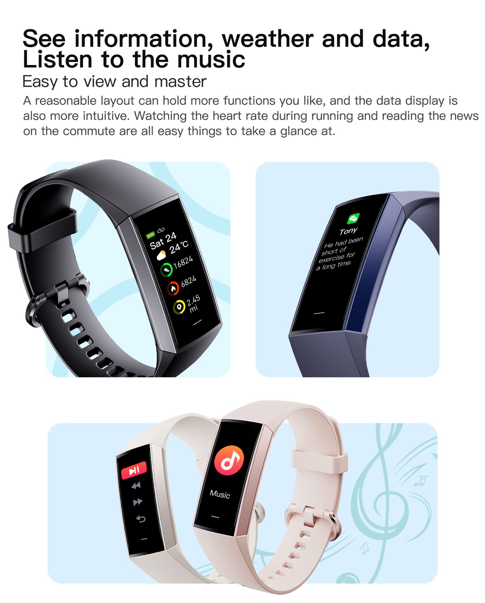 Women Smart Watch C80 Body Temperature Heart Rate Blood Pressure Blood Oxygen Meter Step Smart Bracelet Phone Reminder Ladies Watch Small Women's Sports Watch Smart Bracelet AMOLED Woman Wrist Watch