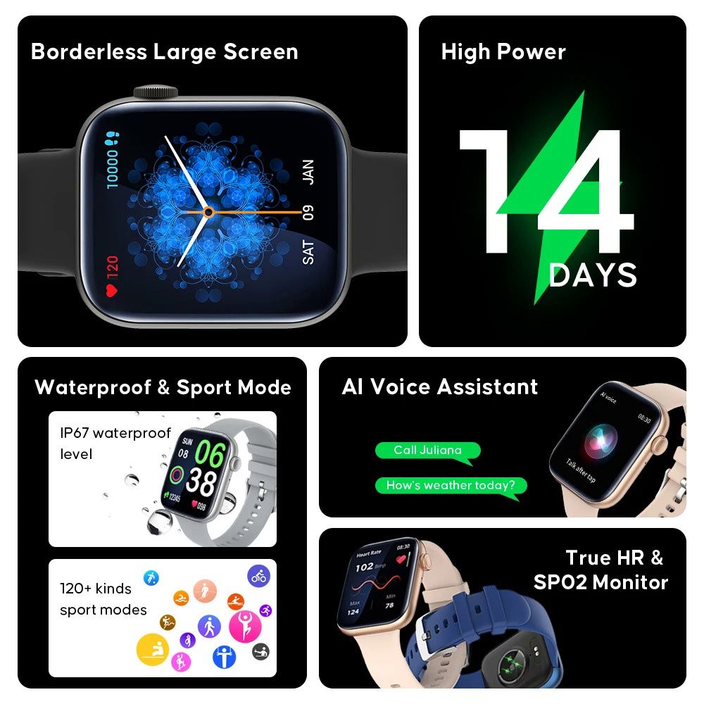 LIGE P45 Smart Watches For Women Men Unixsex Couple Watch Ladie Women's Watch Bluetooth call Smart bracelet waterproof sports watch Heart Rate Sleep Monitor Men Women Smartwatches Fashion Men Watches