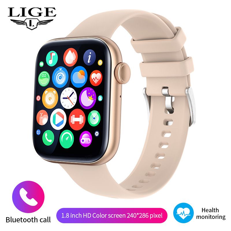 LIGE P45 Smart Watches For Women Men Unixsex Couple Watch Ladie Women's Watch Bluetooth call Smart bracelet waterproof sports watch Heart Rate Sleep Monitor Men Women Smartwatches Fashion Men Watches