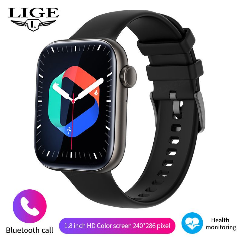 LIGE P45 Smart Watches For Women Men Unixsex Couple Watch Ladie Women's Watch Bluetooth call Smart bracelet waterproof sports watch Heart Rate Sleep Monitor Men Women Smartwatches Fashion Men Watches