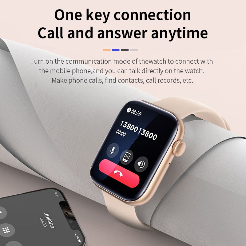 LIGE P45 Smart Watches For Women Men Unixsex Couple Watch Ladie Women's Watch Bluetooth call Smart bracelet waterproof sports watch Heart Rate Sleep Monitor Men Women Smartwatches Fashion Men Watches