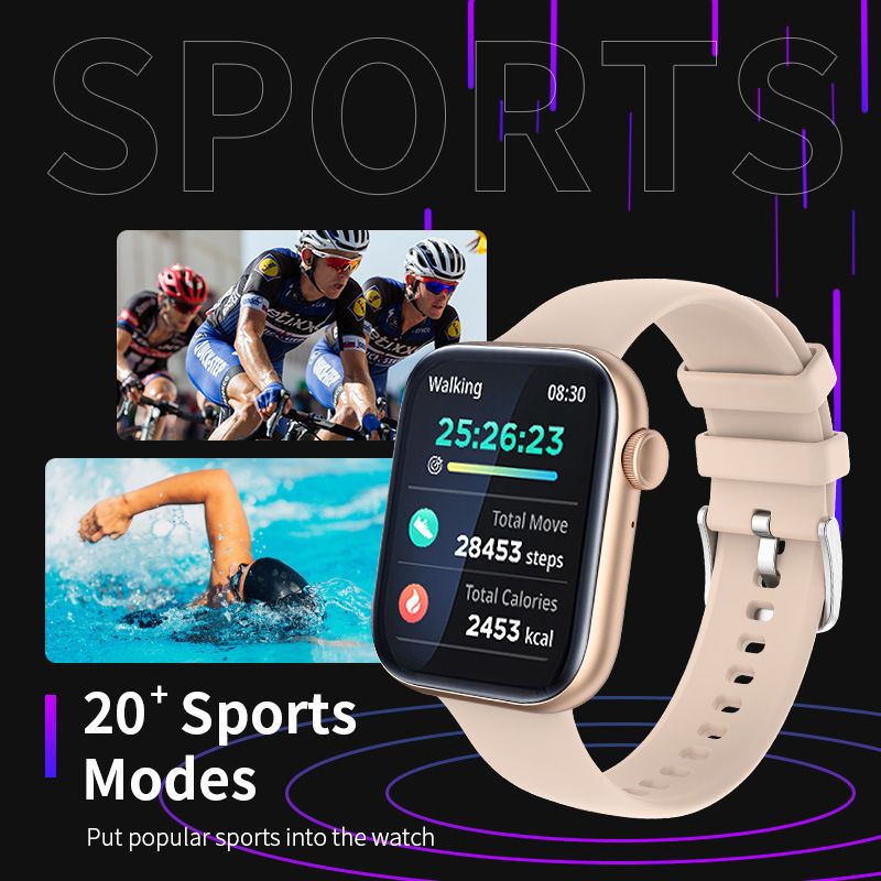 LIGE P45 Smart Watches For Women Men Unixsex Couple Watch Ladie Women's Watch Bluetooth call Smart bracelet waterproof sports watch Heart Rate Sleep Monitor Men Women Smartwatches Fashion Men Watches
