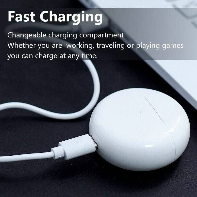 Aloking Earbuds TWS Wireless Air Pro 6 TWS Bluetooth Earphone Wireless Headphone Noise Cancelling HiFi Bass Sport Game Headset Touch Earbuds For iPhone Xiaomi airpods gaming earbuds wireless earpods
