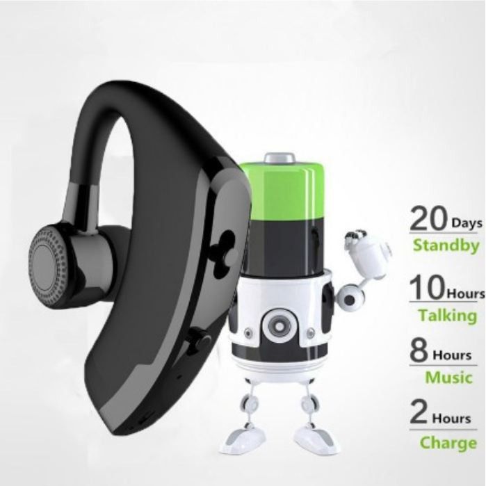 TWS Business Bluetooth Headset Hands-free Wireless Headphone Bluetooth Call Wireless Earbuds Single earphone noise cancelling Wireless Bluetooth Headset Music Sports Wireless Earphone with Microphone