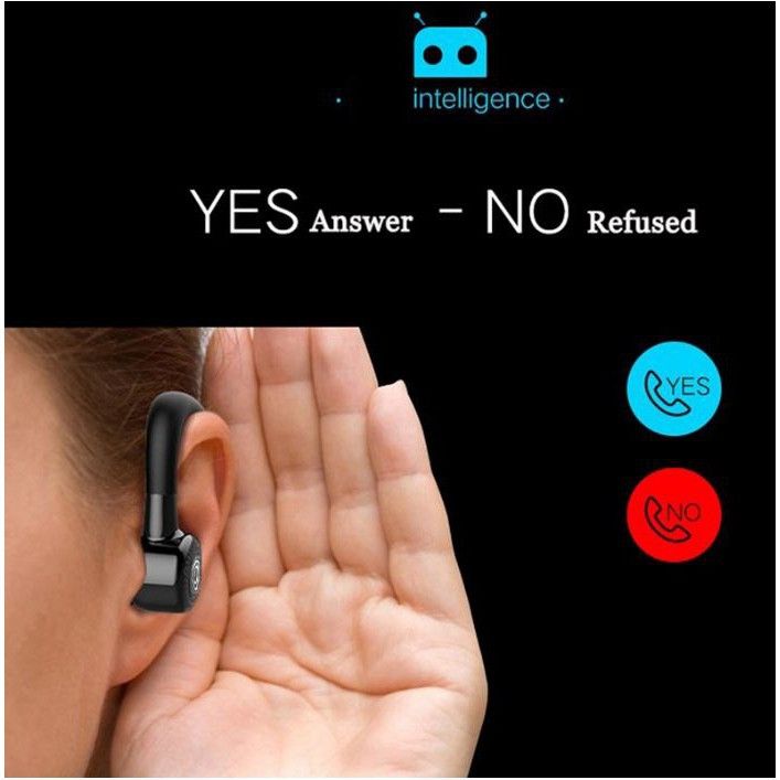 TWS Business Bluetooth Headset Hands-free Wireless Headphone Bluetooth Call Wireless Earbuds Single earphone noise cancelling Wireless Bluetooth Headset Music Sports Wireless Earphone with Microphone