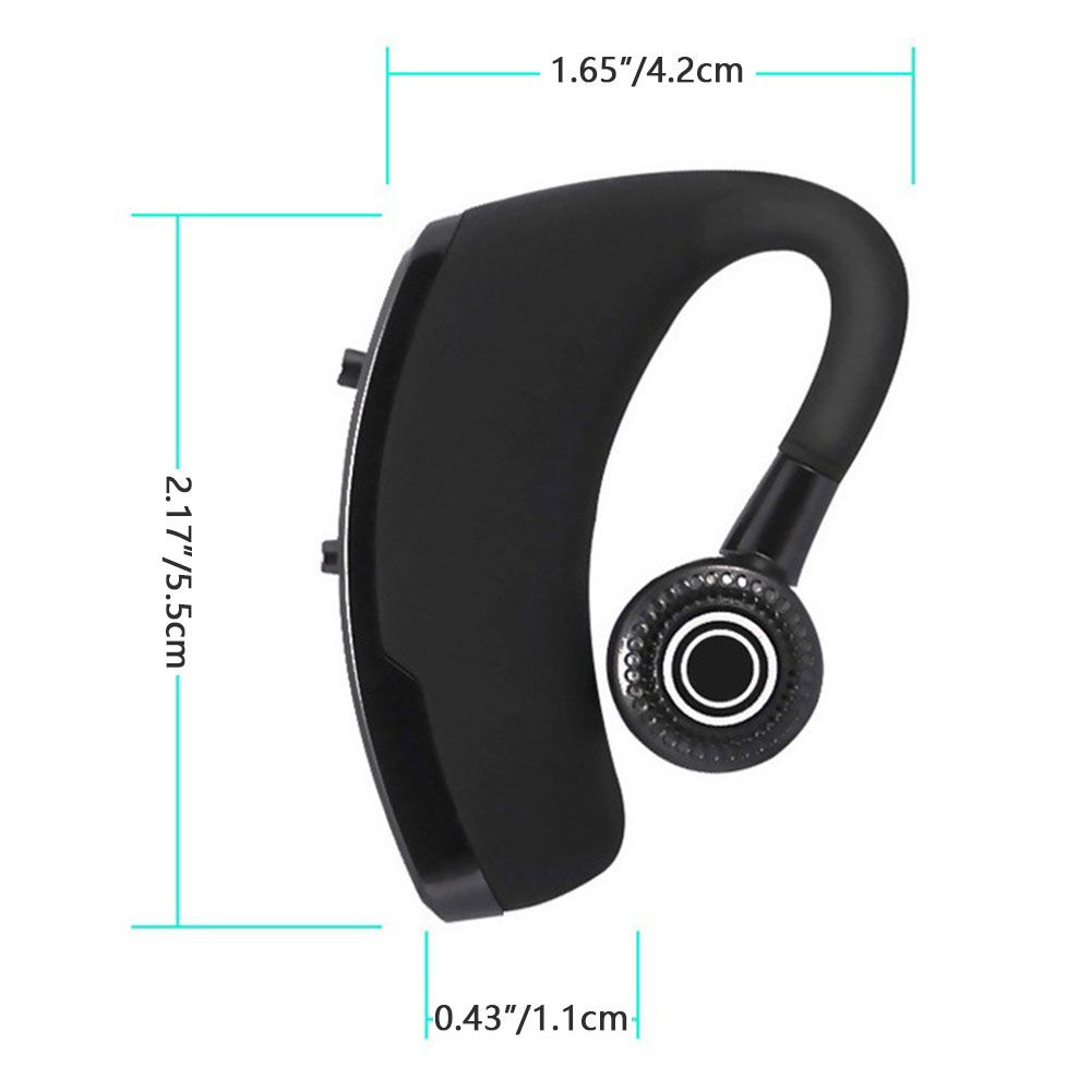 TWS Business Bluetooth Headset Hands-free Wireless Headphone Bluetooth Call Wireless Earbuds Single earphone noise cancelling Wireless Bluetooth Headset Music Sports Wireless Earphone with Microphone