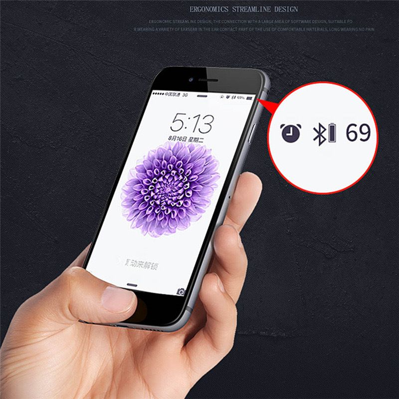 TWS Business Bluetooth Headset Hands-free Wireless Headphone Bluetooth Call Wireless Earbuds Single earphone noise cancelling Wireless Bluetooth Headset Music Sports Wireless Earphone with Microphone