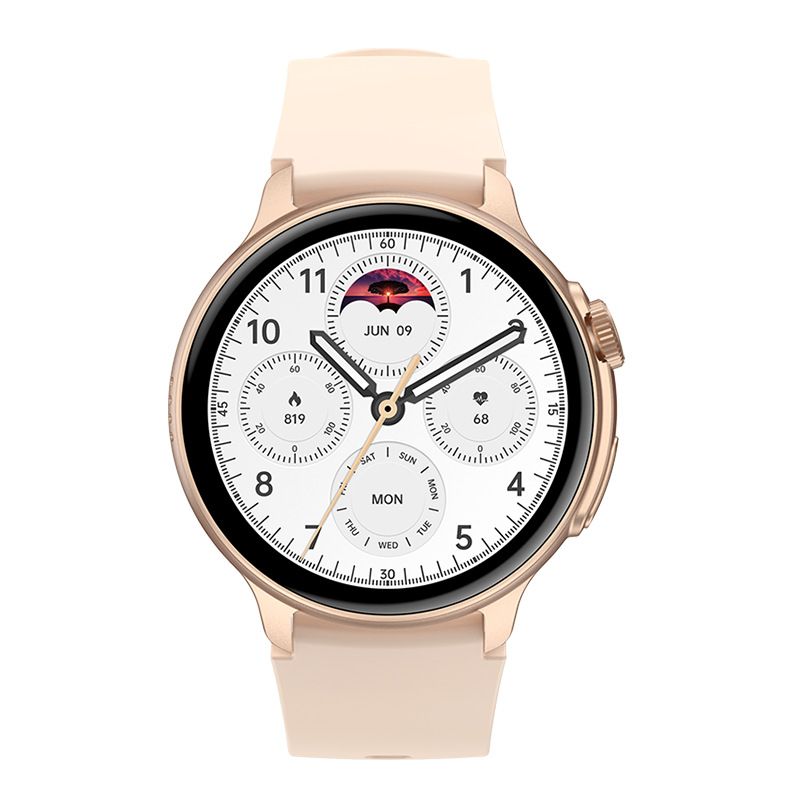 Full Touch Screen Bluetooth Smart Watch AMOLED Round HD Screen 1.43'' Sports Watch Waterproof Smart Watch Heart Rate Monitoring Ultra-Long Battery Life Smartwatches Wrist Watch Men Women Smart watch