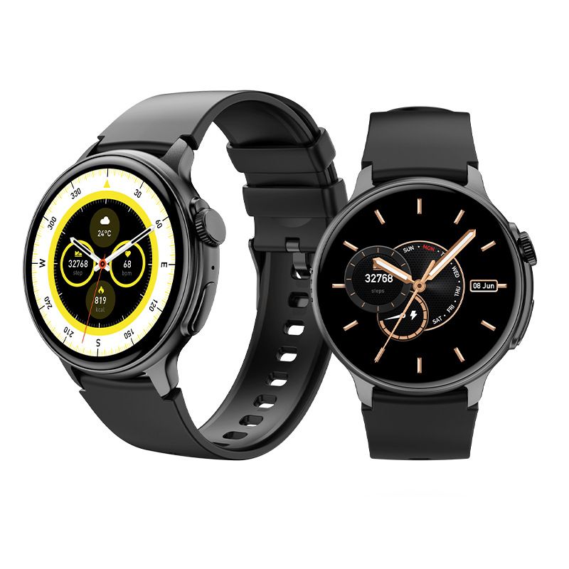 Full Touch Screen Bluetooth Smart Watch AMOLED Round HD Screen 1.43'' Sports Watch Waterproof Smart Watch Heart Rate Monitoring Ultra-Long Battery Life Smartwatches Wrist Watch Men Women Smart watch