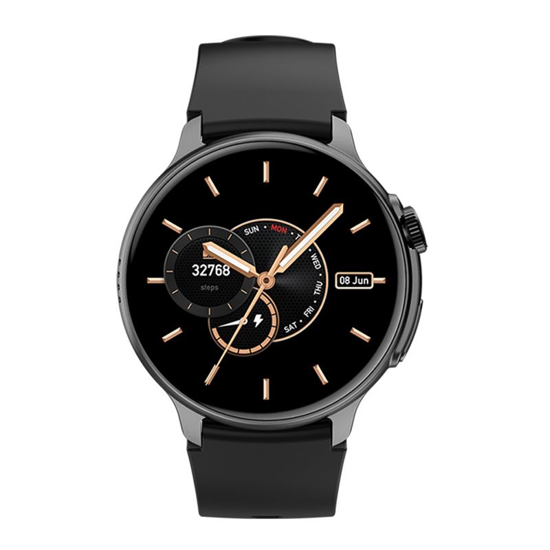 Full Touch Screen Bluetooth Smart Watch AMOLED Round HD Screen 1.43'' Sports Watch Waterproof Smart Watch Heart Rate Monitoring Ultra-Long Battery Life Smartwatches Wrist Watch Men Women Smart watch