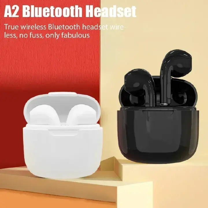 Ready Stock True Bluetooth Earphone Wireless Earphone A2 Pro Headphones Mini Earphone Headset For Huawei Android IOS Apple iPhone Earbuds Air Pod Wireless Earbuds Waterproof Sports Air Buds with Mic