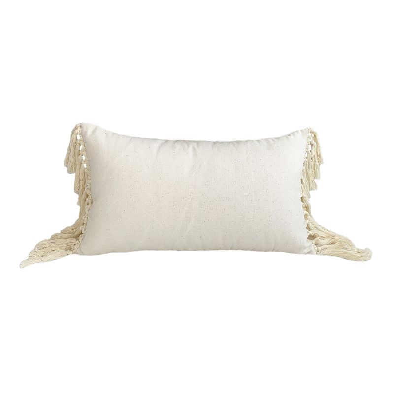 45x45cm Ins bohemian Pillowcase Tufted Lumbar Living Room Sofa Pillow Lumbar Pillow Retro Solid Color Cushion Cover Lumbar Cushion