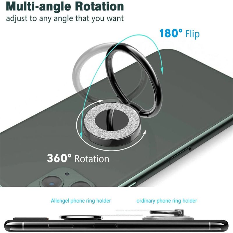 Cell Phone Ring Holder Phone 360 Degree Rotation Universal Finger Compatible with iphone and Tablets