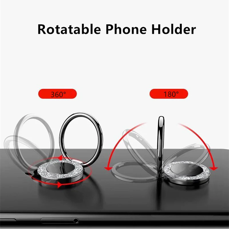 Cell Phone Ring Holder Phone 360 Degree Rotation Universal Finger Compatible with iphone and Tablets