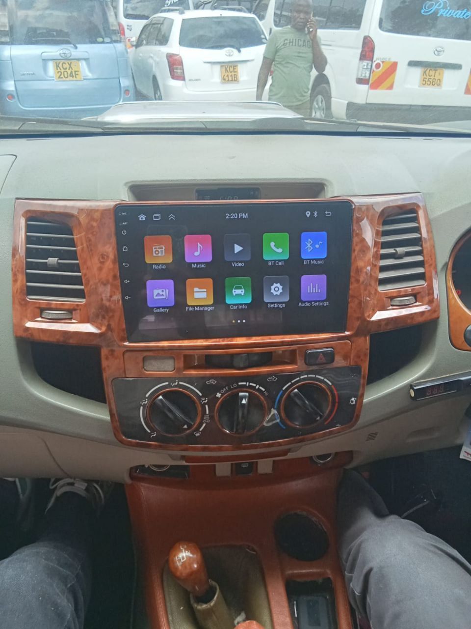 Toyota Hilux Fitted with 9 inch Android Radio System 2+32GB with Car play & Android auto