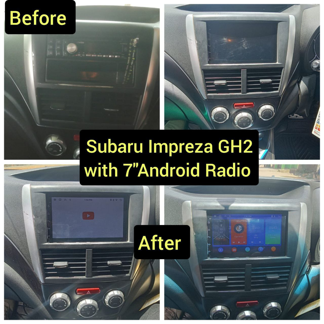 Subaru Impreza GH2 Fitted with 7" Android Radio system