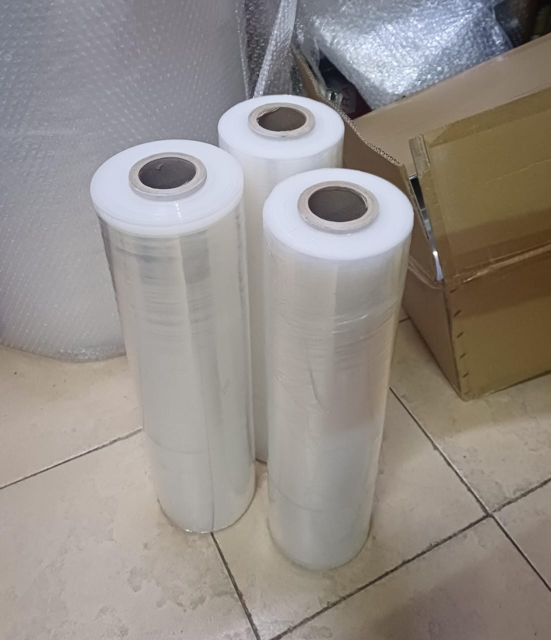Shrink wrap paper roll available