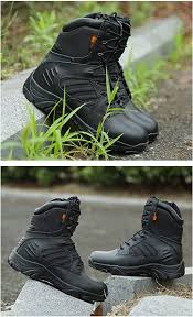 offer Delta Unisex Delta Military Tactical Leather Boot - Hightop Black