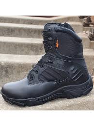 offer Delta Unisex Delta Military Tactical Leather Boot - Hightop Black