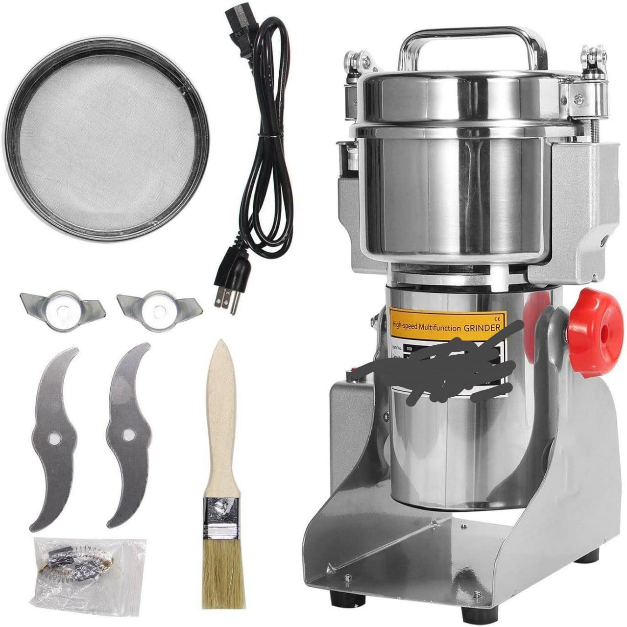 Electric Grain Grinding and Milling Machine.
This electric grain mill powder machine is suitable for household, restaurant, dispensary, medicine processing factory and powder processing