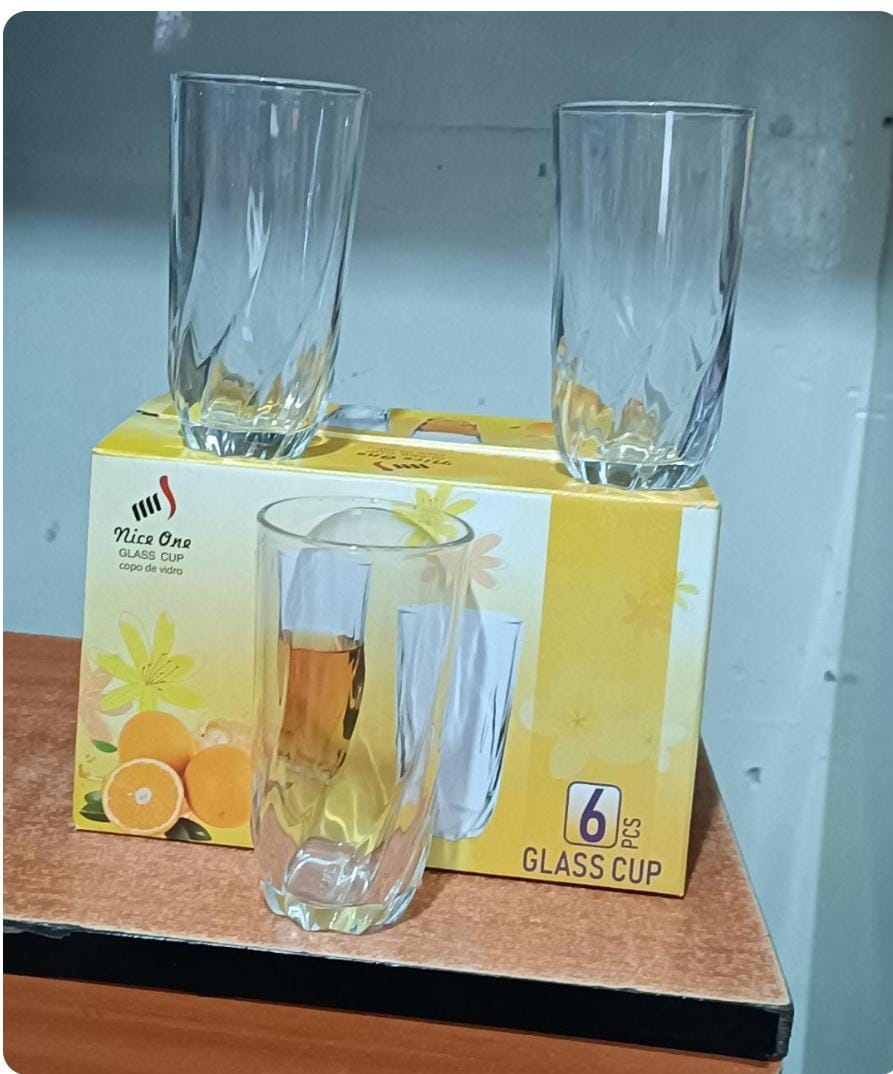 PRICE DROP! 6PCS 305ML High Quality Classy Whiskey/Wine/Water Glass (BYD-57 GLASS CUP)