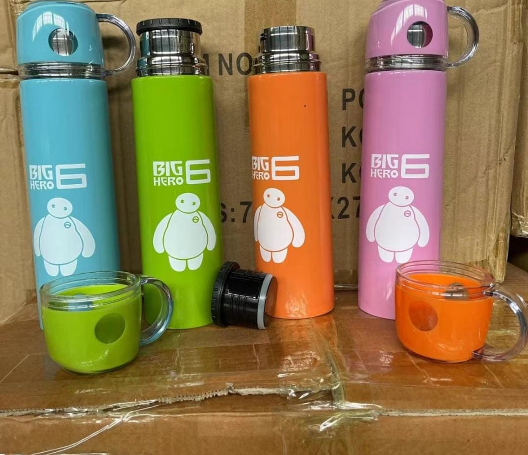 500ML Metallic Thermos Vacuum Flask Travel Cup