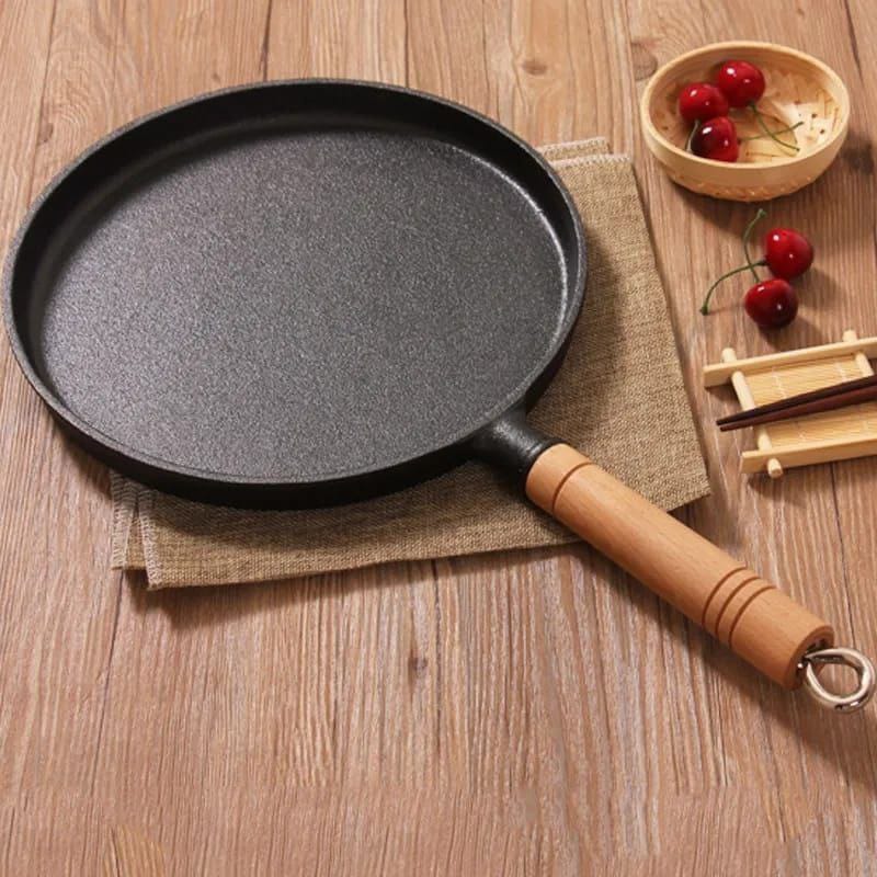 Thickened cast iron chapati pan   Size 28cm Non stick  Heavy material