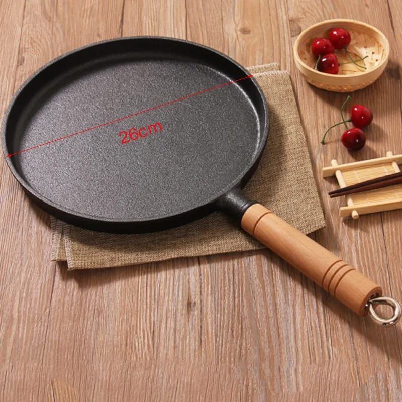 Thickened cast iron chapati pan   Size 28cm Non stick  Heavy material