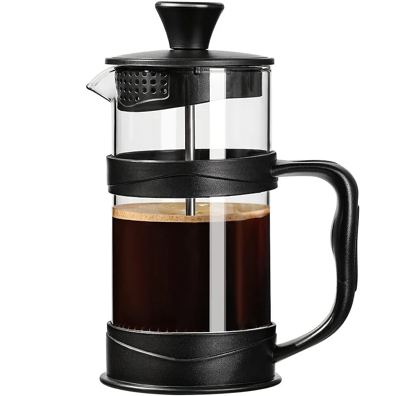 French coffee press/jar/pot Capacity 600ml Safe Glass & Stainless Steel: