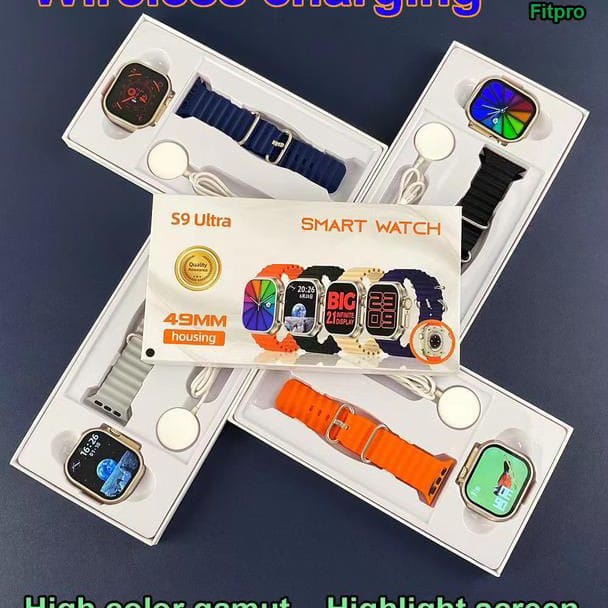 S9 Ultra Smart Watch  Men Smartwatch Series 9 Waterproof Bluetooth Call Wireless Charge