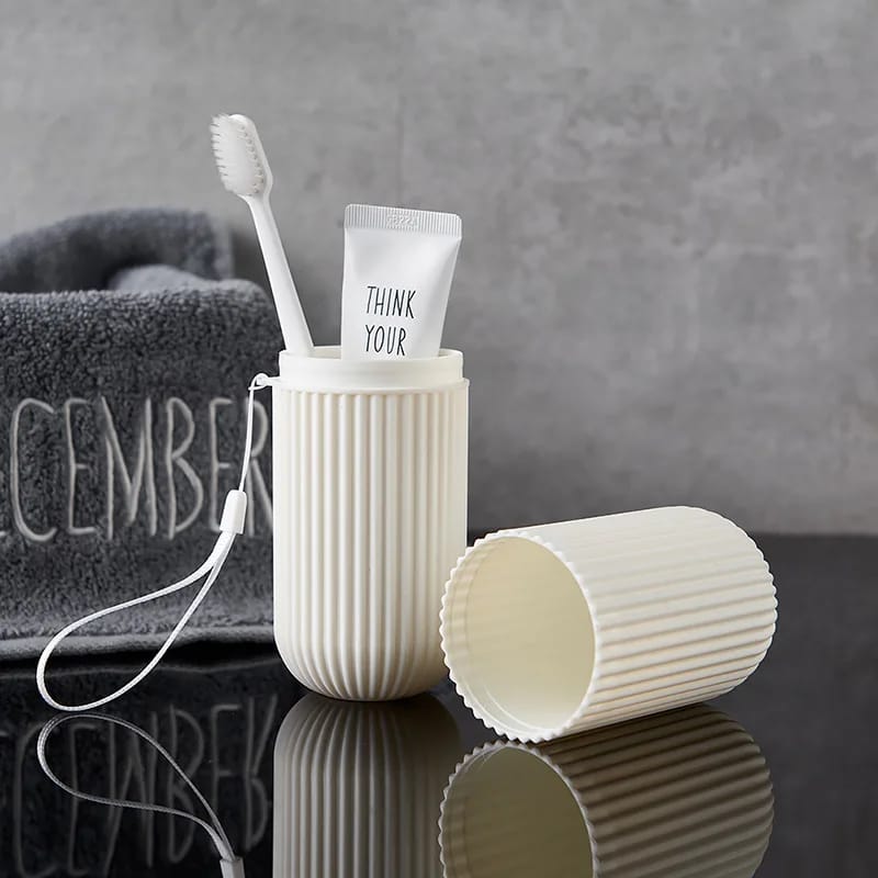 Portable travel toothbrush holder Random color