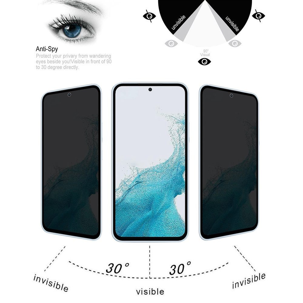 Privacy Screenprotector/ screenguard For samsung a30, a31, a32, a33