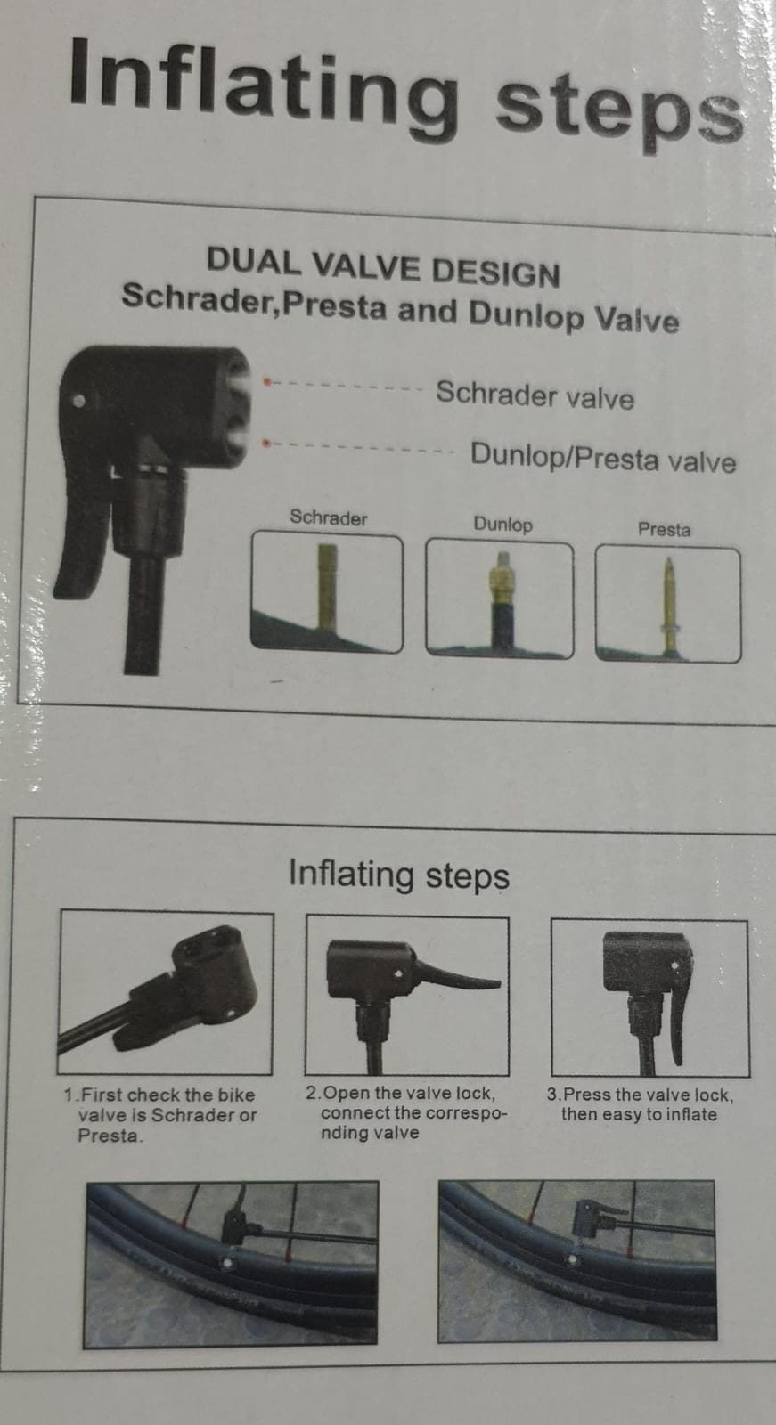 Bike Pump Manual inflating manual foot pump with 2 nozzle options durable foot pump