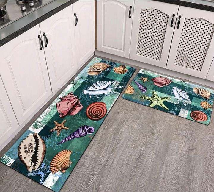 2pcs 3D kitchen mats set of 2pcs 40 by120cm Aesthetic 3D mats