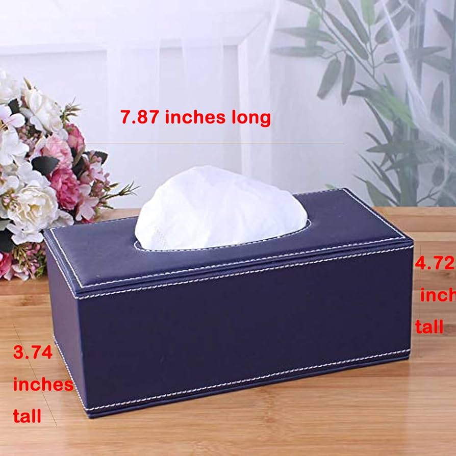 Leather box serviet holder with magnetic lock aesthetic and durable