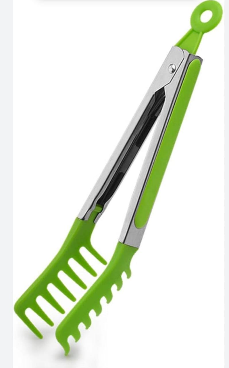 Multifunctional bread clamp bbq nonstick coloured tong kitchen clip bread/meat/steak holder