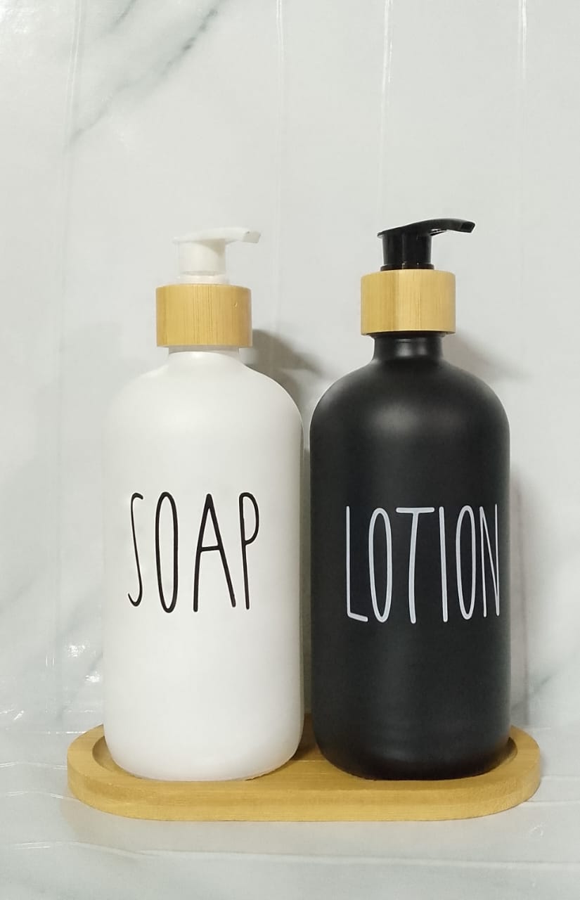 3in1 HANDS - DISHES, SOAP - LOTION branded  and unbranded Refillable ceramic