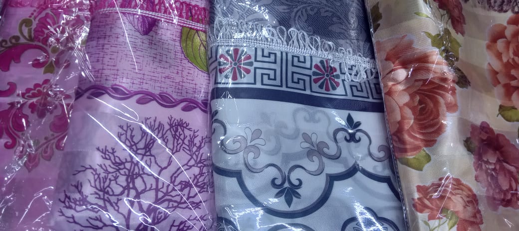 1PC Cloth Curtain Home Decor Door/Window Curtains Printed Style 1M(L) x 2M(H)- multicolor/affordable