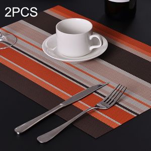 6Pcs table PVC table mats aesthetic for food serving