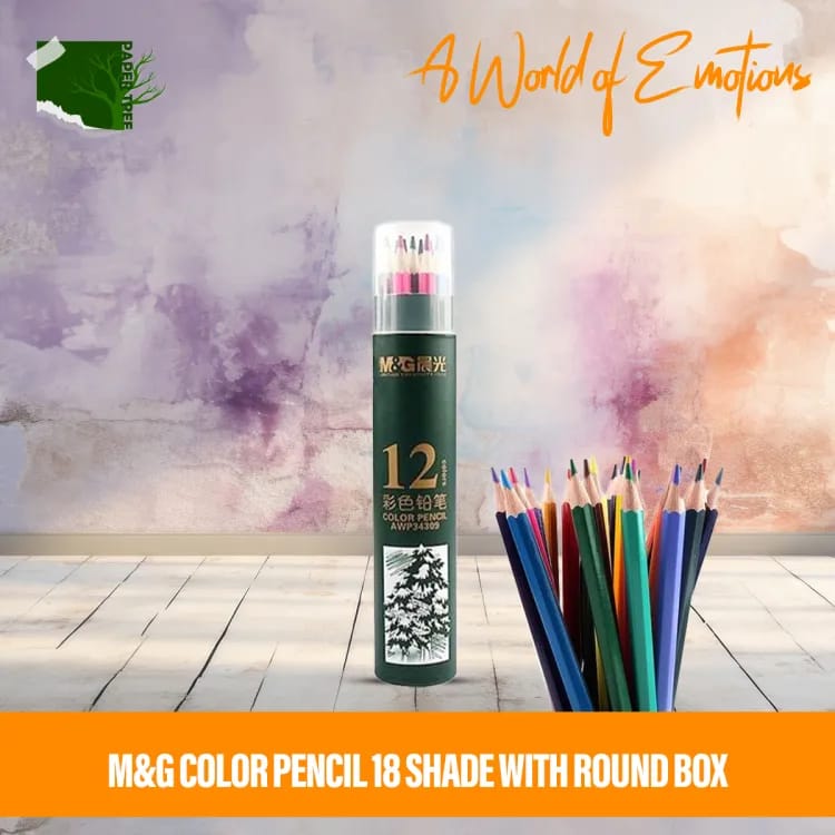 12 pcs Colour pencils M&G One dozen as in picture.
