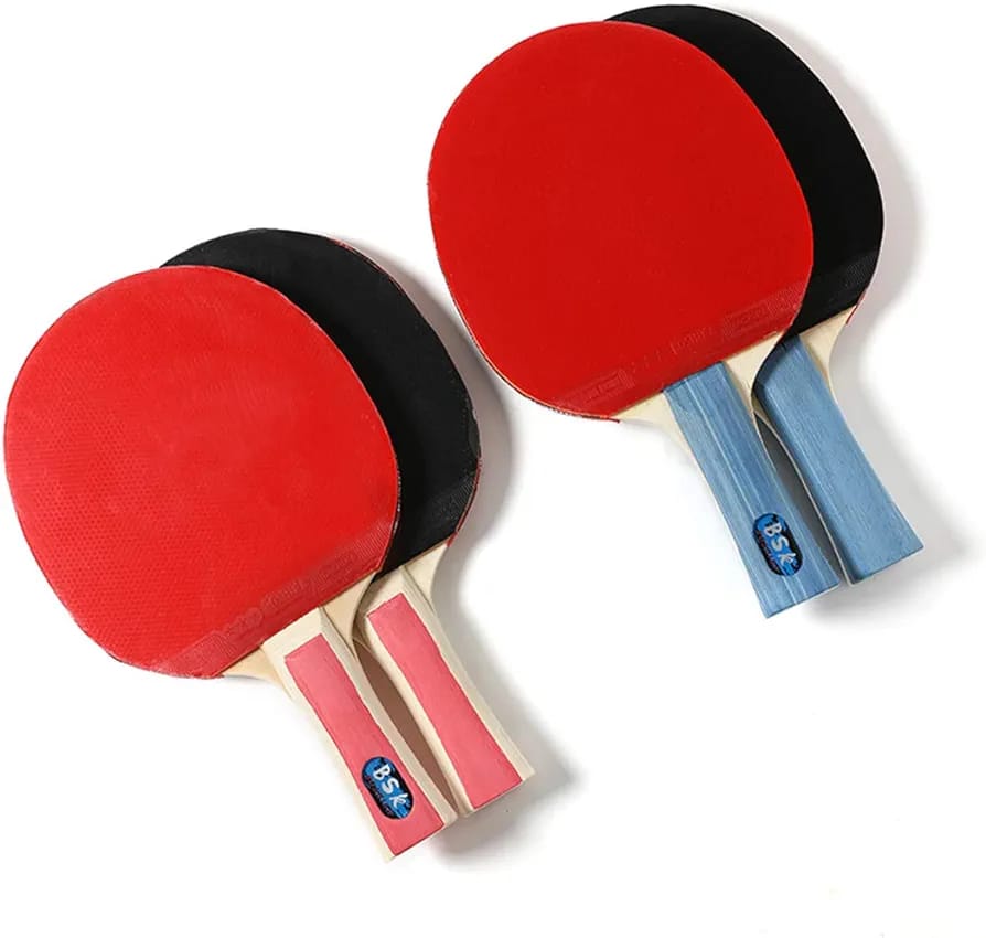 2 table tennis rackets +4 balls