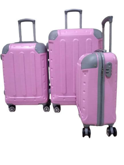 3 in 1 suitcase  plastic travelling suitcase