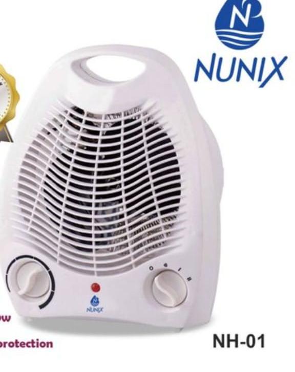Nunix Fan heater 01 Transform your house into a warm cozy home with the new Nunix Room Heater With Fan. It has has over a decade of experience in homes and it’s of high quality, durable ad safe to use