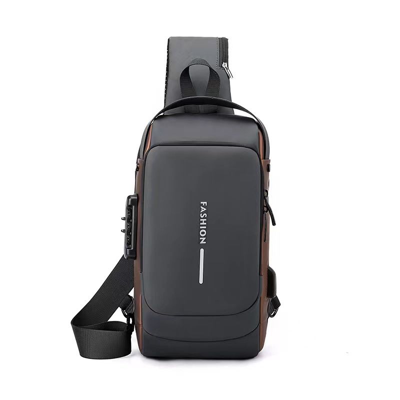 Crossbody Bag Men 2024 Fashion Brand Men's Chest Bag Tooling Motorcycle Backpack Trend Sports Waterproof Shoulder Bag The Quality Of the Whole Network Is First